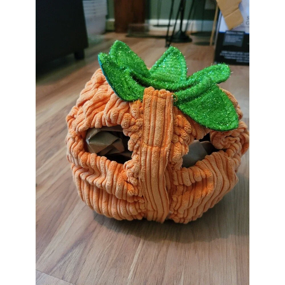 Petco XS Halloween Pumpkin Jack-O-Lantern Dog Costume Clothing NWOT